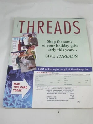 Vintage Threads Magazine #103 November 2002  Nov 02 51831 - Image 1 of 4