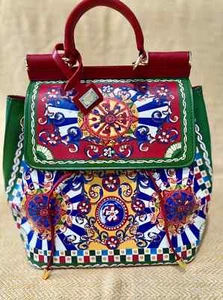 DOLCE & GABBANA Sicily Backpack - original, authentic woman's bag - Picture 1 of 8