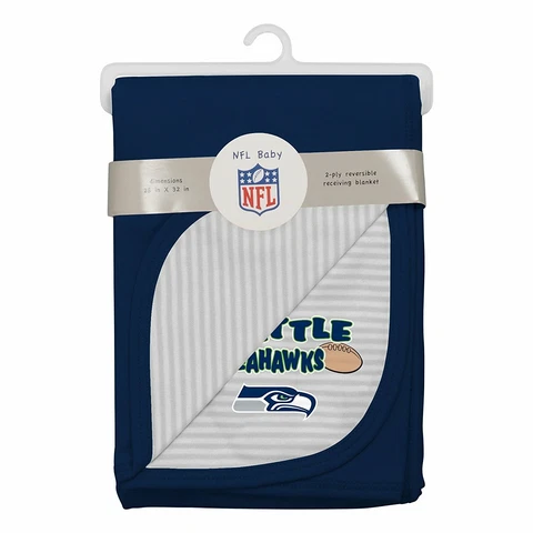 Seattle Seahawks Infant Lil' Kicker Reversible Receiving Blanket Cover