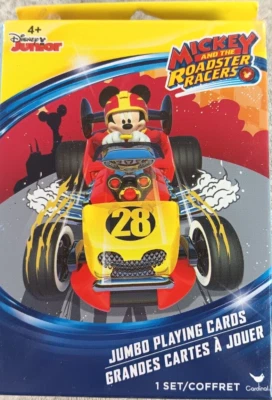 Mickey & the Roadster Racers Jumbo Playing Cards by Cardinal - Image 1 of 3