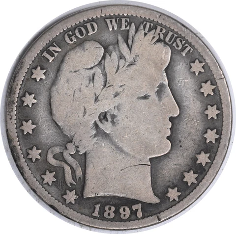 1897-O Barber Silver Half Dollar G/AG Uncertified #1012 Cover