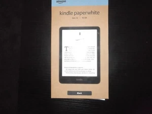 KINDLE PAPREWHITE BLACK GEN 12 16 GB - Afbeelding 1 van 2