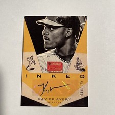 2013 Panini America's Pastime Inked /125 Xavier Avery #I-XA Auto