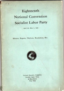 1932 Socialist Labor Party National Convention Booklet - Picture 1 of 1