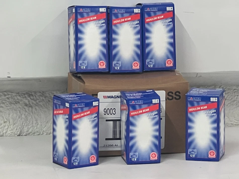 6 件 Wagner 卤素高/低光束前照灯 9003 — 第 1/4 张图片