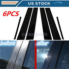 FITS FOR Kia Optima Glossy Black Door Window Pillar Posts Trim Cover Kit 2011-15