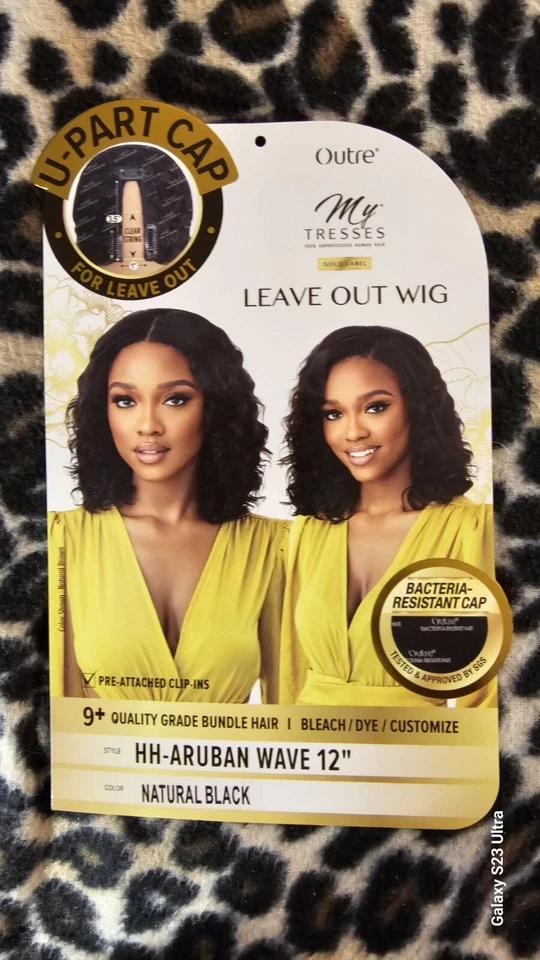 Outre Leave Out Wig U-Part Cap (Natural Black)