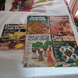 Vintage 5 1976-79 Dekorieren & Handwerk Ideen Zeitschriften - Bild 1 von 9
