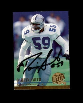 Darrin Smith Hand Signed 1994 Fleer Ultra Dallas Cowboys Autograph - Image 1 of 2