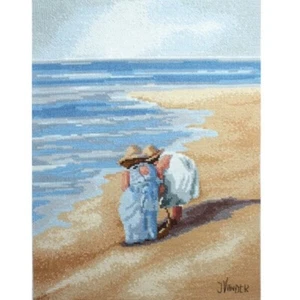 Sand Shadows Counted Cross Stitch Kit 16 Ct Aida Cotton DMC Thread Included - Picture 1 of 1