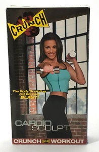 VHS Exercise Tape - Crunch Workout - Cardio Sculpt - Picture 1 of 5