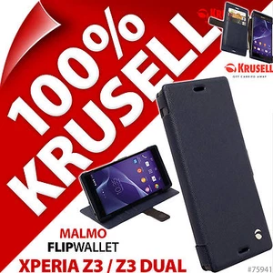 Funda billetera abatible Krusell Malmo para Sony Xperia Z3/Z3 doble - Imagen 1 de 12