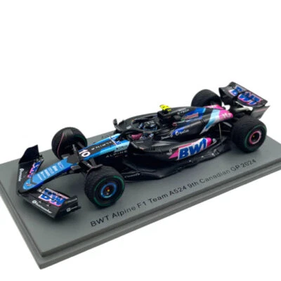 Modellino F1 Spark 1/43 BWT Alpine A524 Pierre Gasly #10 9th Canadian GP 2024 - Immagine 1 di 4