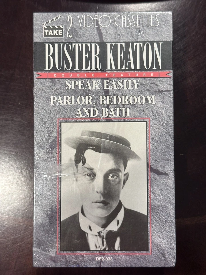 Rare New BUSTER KEATON Take 2 VHS Speak Easily Parlor, Bedroom and Bath - Image 1 of 1