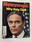 Newsweek Magazine Why Haig Quit July 5, 1982  M406