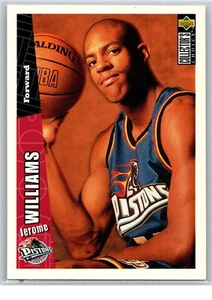 1996 Upper Deck Collectors Choice Jerome Williams Detroit Pistons #242 - Picture 1 of 2