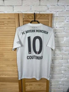 COUTINHO BAYERN MUNICH JERSEY AWAY FOOTBALL SHIRT 2019 - 2020 ADIDAS MEN sz M - Picture 1 of 8