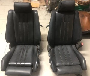 BMW E30 COUPE MTECH M3 FRONT SEAT 2PC LEFT AND RIGHT - Picture 1 of 5
