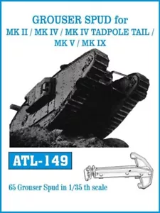 Friulmodel ATL-149 - 1/35 GROUSER SPUD for MK II/MK IV /MKIV TADPOLE TA (Ketten) - Bild 1 von 1