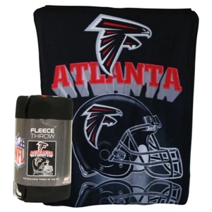 Atlanta Falcons Soft Fleece Blanket Throw Gridiron Logo NFL Licensed New - Picture 1 of 2