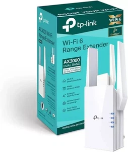 TP-LINK AX3000 Dual Band WiFi 6 Range Extender -Brand New - Picture 1 of 2