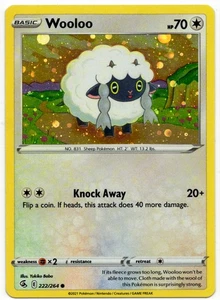 Pokemon - Wooloo 222/264 - Diverse Karten - Promo - Kosmos Holo - LP - Bild 1 von 2