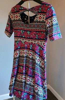 Emily West Girls Reversible Dress Size 16 Youth Multicolor Reversible - Image 1 of 4