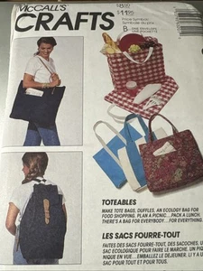 McCalls 6320 1993 Bags Pattern Uncut - Picture 1 of 1