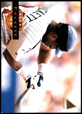 Kirby Puckett 1994 Pinnacle #21 双胞胎美国职棒大联盟阅读免费送货亲笔签名Den — 第 1/2 张图片