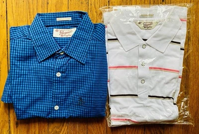 Original PENGUIN Set (2) Sport Polo Shirts Men’s Size S NEW Mod Punk Preppy Oi! - Image 1 of 4