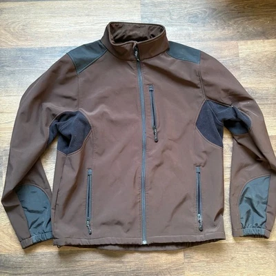 Black Diamond Jacket Mens XL Brown Full Zip Softshell Outdoor Active Sportswear - Image 1 of 4