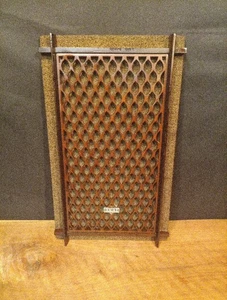 Single Akai Wood Lattice Grill, Good Shape  - Picture 1 of 5