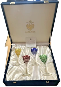 FABERGE Cordial Liquor Glasses Set of 4 - NEW - Bild 1 von 3