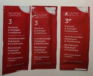 3 Pack REVLON COLORSILK AFTER-COLOR Conditioner Packets 0.4 Fl. Oz. #3 Dark Hair - Picture 1 of 3
