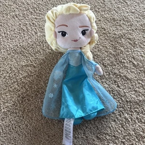Peluche pupazzo ufficiale Disney Parks Frozen Elsa Big Face 12" usato pochissimo ottimo stato+ - Foto 1 di 13