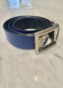 Versace Medusa Head Buckle Belt – Two-tone Leather/Reversible - Imagen 1 de 2