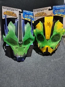 Transformers Optimus Prime Bumblebee Flip Down Beast Hunters Vision 2012 - Picture 1 of 7