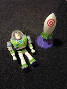Toy Story Buzz Lightyear .Rare. Buzz And Rocketship Figurines Disney And... - Picture 1 of 17
