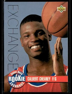 1993-94 Upper Deck #RE6 Calbert Cheaney Rookie Exchange Silver Card 3901J - Picture 1 of 2