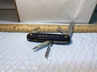 VINTAGE UNITED ROSTFREI UC23 US MARINES MULTI TOOL KNIFE - Image 1 of 4