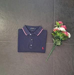 Vintage Ralph Lauren Poloshirt Größe M Blau Pashanim Vintage polo - Bild 1 von 5