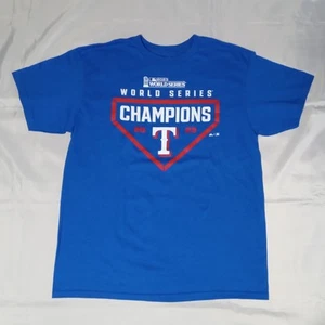 Neu ohne Etikett ~ T-Shirt Jugend Texas Rangers 2023 World Series Champions blau ~ L (14/16) - Bild 1 von 4