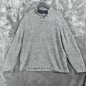 Women’s Woolrich Wool/Ramie 1/4 Zip Popover Sweater Cottage Cozy Core Size 2XL - Picture 1 of 10