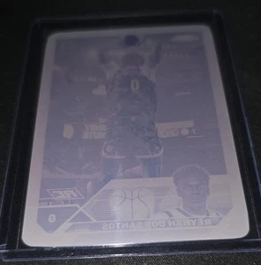 2024 0TE Reynan Dos Santos 1/1 Basketball Druckplatte - Bild 1 von 6