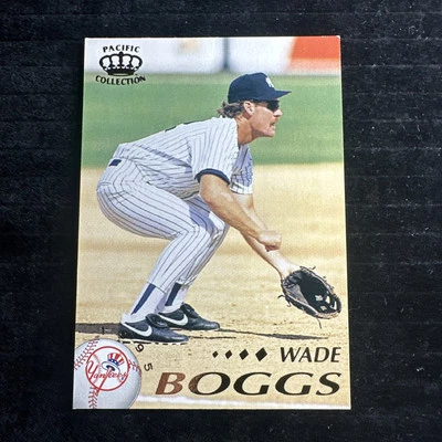 1995 Pacific Crown Collection #293 Wade Boggs New York Yankees HOF - Image 1 of 2