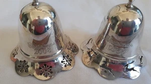 Towle Silversmiths 2008 2009 Silverplated Musical Bells For Parts/Repair Read - Picture 1 of 15