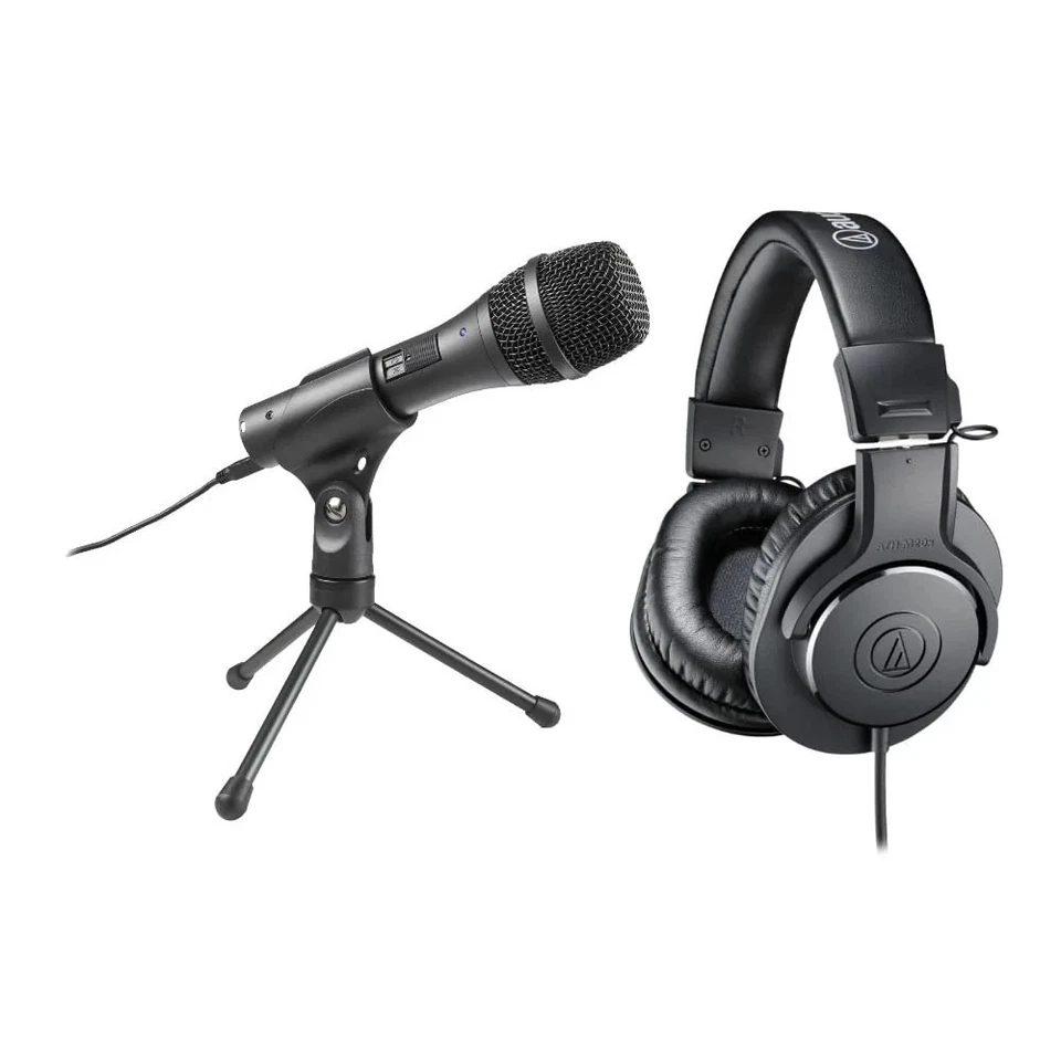Audio-Technica AT-EDU25 Pack: AT2005USB Mic & ATH-M20x Headphones Included - Image 1 of 1
