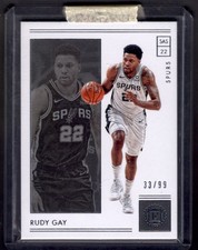 2018-19 Panini Certified Black Rudy Gay /99 San Antonio Spurs #118