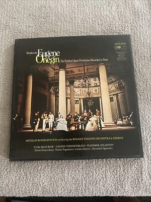 Tchaikovsky: Eugene Onegin MSTISLAV ROSTROPOVICH VINYL BOX SET MELODIYA / ANGEL - Image 1 of 4