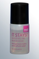 medi It Stays Roll-on Body Adhesive Fixative Glue Clothes Gems Wig Tattoos